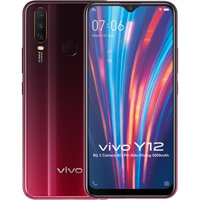 Điện thoại Vivo Y12 mới 100% bảo hành chính hãng toàn quốc 12 tháng